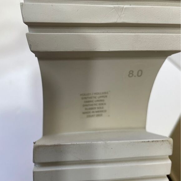 NEW WITHOUT TAGS STEVE MADDEN HOLLEY PLATFORM BOOTS IN BONE….RIGHT BOOT ONLY‎ - Picture 6 of 6